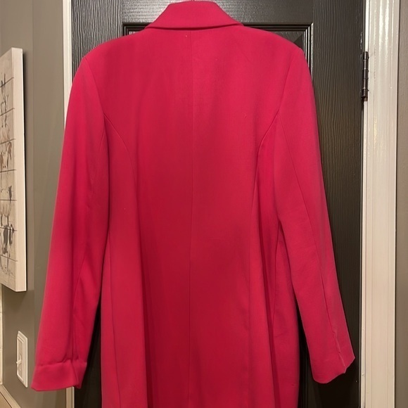FOCUS 2000 Hot Pink Coat‎ Lined Spring Size 10 - Picture 5 of 5